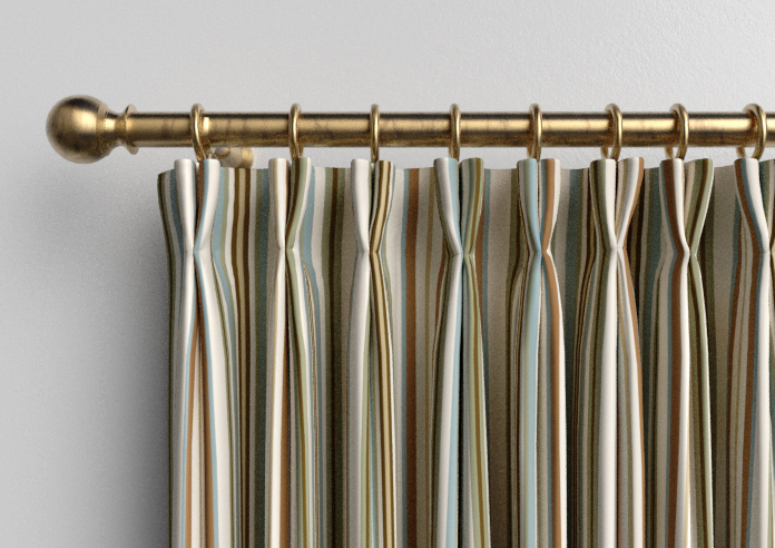 The British Stripe Co. Elizabeth, Derwent No.1 - Made to Measure Curtains - Image 10